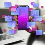 Representation of a User Interface design of an integrated custom web and mobile app